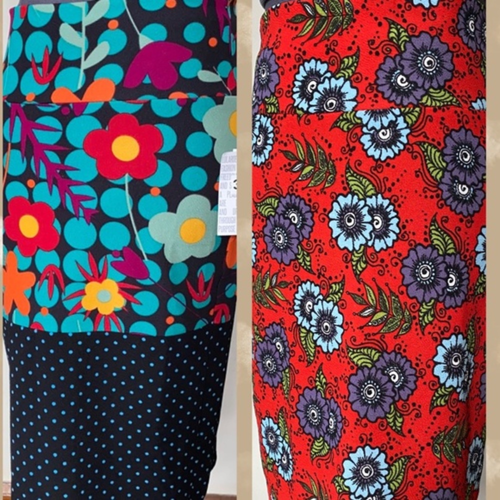 Lot of 2 NWT LuLaRoe Skirts Sz S